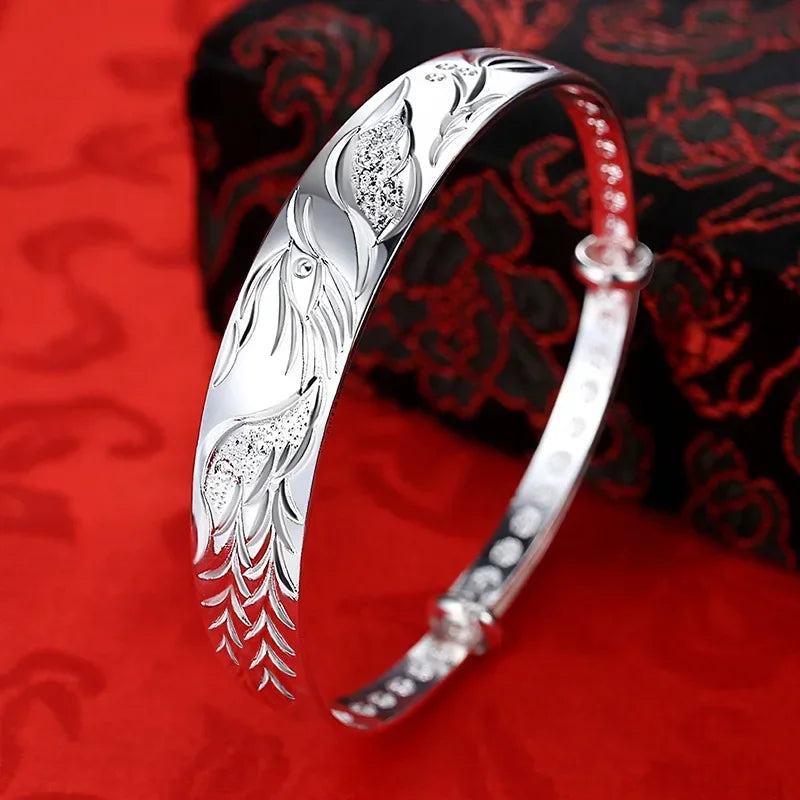Noble Phoenix Sterling Silver Bracelet