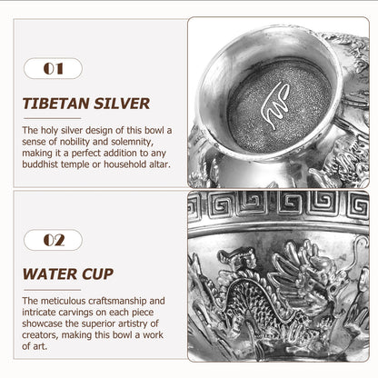 Dragon phoenix offering bowl
