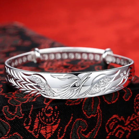 Noble Phoenix Sterling Silver Bracelet