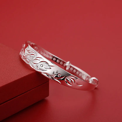 Noble Phoenix Sterling Silver Bracelet
