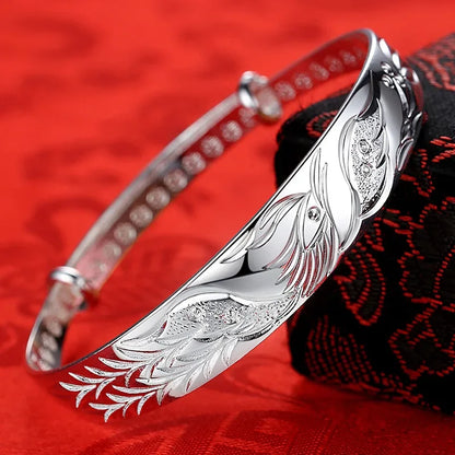 Noble Phoenix Sterling Silver Bracelet